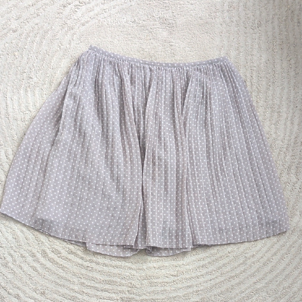Small Size 2 Smart Set Polka Dot Pleated Skirt